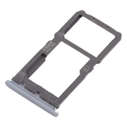 SIM Card Tray + SIM Card Tray / Micro SD Card Tray for Vivo X21(Silver)-garmade.com