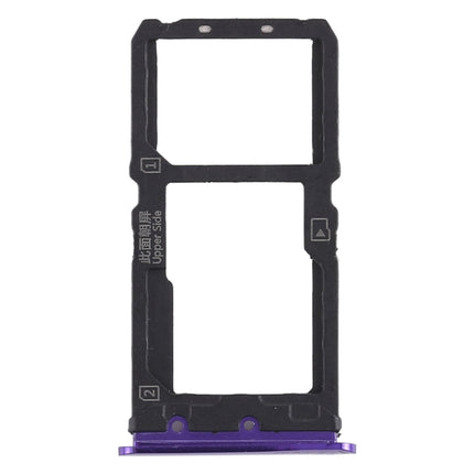 SIM Card Tray + SIM Card Tray / Micro SD Card Tray for Vivo X21 (Purple)-garmade.com