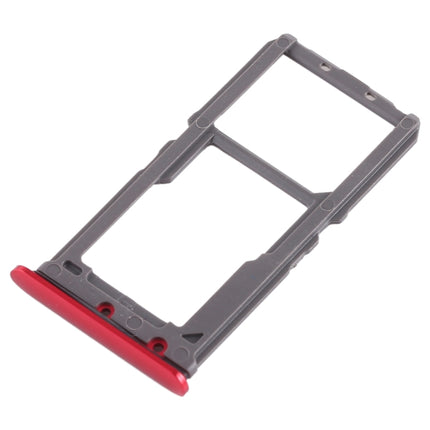 SIM Card Tray + SIM Card Tray / Micro SD Card Tray for Vivo X21 (Red)-garmade.com