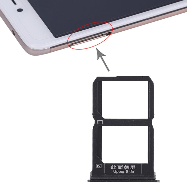 2 x SIM Card Tray for Vivo X9(Black)-garmade.com