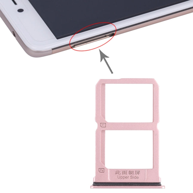 2 x SIM Card Tray for Vivo X9(Rose Gold)-garmade.com