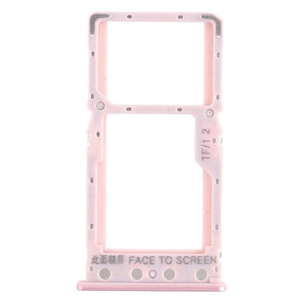 SIM Card Tray + SIM Card Tray / Micro SD Card Tray for Xiaomi Redmi 6 / Redmi 6A Rose Gold-garmade.com