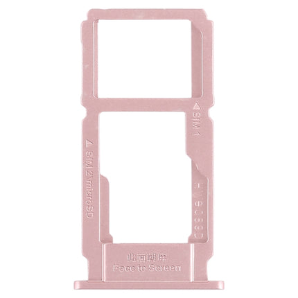 SIM Card Tray + SIM Card Tray / Micro SD Card Tray for OPPO R11(Rose Gold)-garmade.com