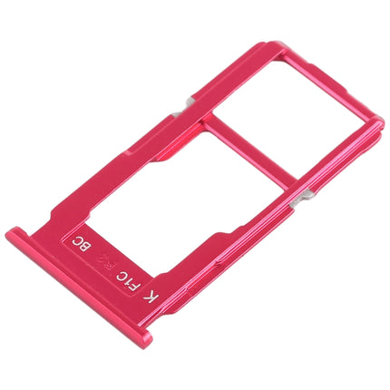 SIM Card Tray + SIM Card Tray / Micro SD Card Tray for OPPO R11s(Red)-garmade.com