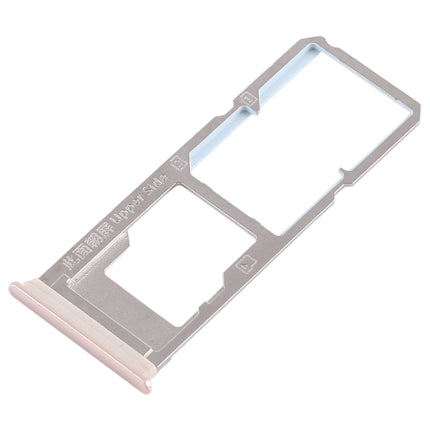 2 x SIM Card Tray + Micro SD Card Tray for Vivo Y79(Gold)-garmade.com