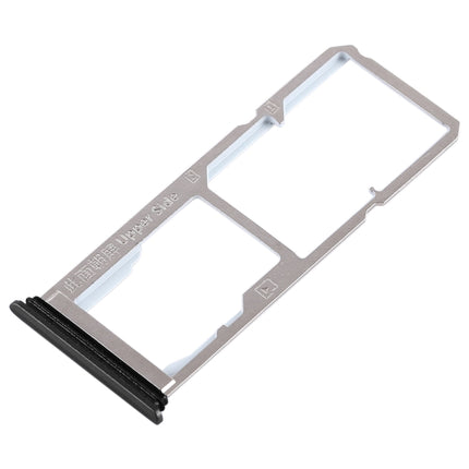 2 x SIM Card Tray + Micro SD Card Tray for Vivo Y75(Black)-garmade.com