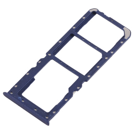 2 x SIM Card Tray + Micro SD Card Tray for OPPO A5 / A3s(Blue)-garmade.com