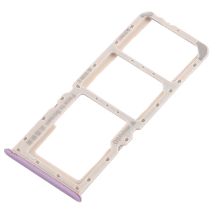 2 x SIM Card Tray + Micro SD Card Tray for OPPO A5 / A3s(Purple)-garmade.com