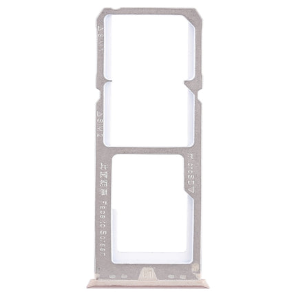 2 x SIM Card Tray + Micro SD Card Tray for OPPO A79(Gold)-garmade.com