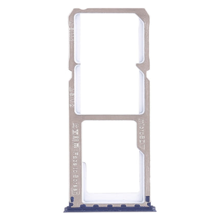 2 x SIM Card Tray + Micro SD Card Tray for OPPO A83(Blue)-garmade.com
