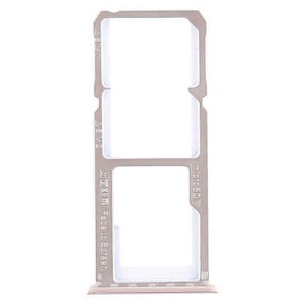 2 x SIM Card Tray + Micro SD Card Tray for OPPO A83(Rose Gold)-garmade.com