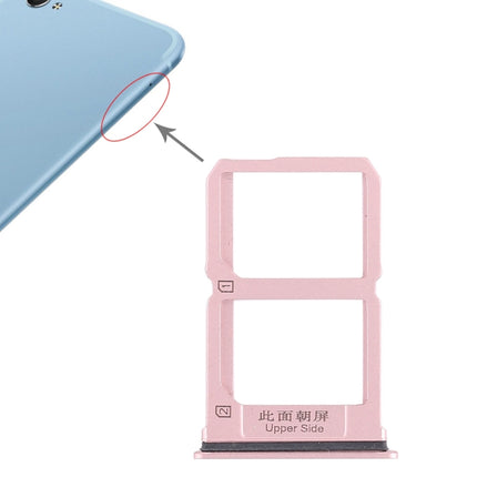 2 x SIM Card Tray for Vivo X9i(Rose Gold)-garmade.com