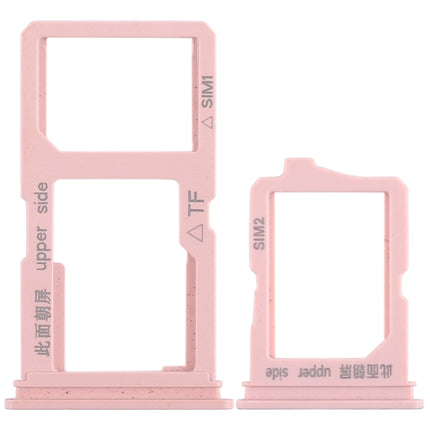 2 x SIM Card Tray + Micro SD Card Tray for Vivo Y66(Rose Gold)-garmade.com