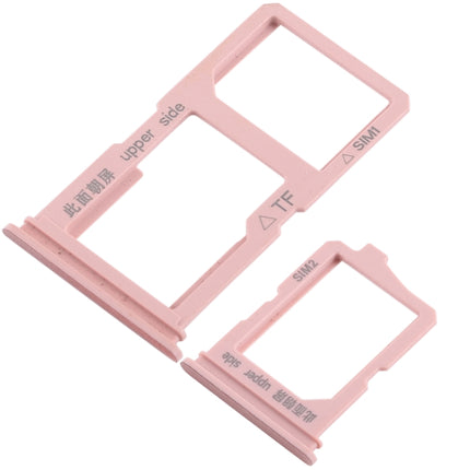 2 x SIM Card Tray + Micro SD Card Tray for Vivo Y66(Rose Gold)-garmade.com