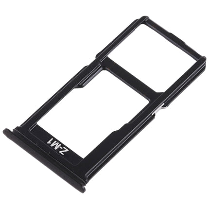 SIM Card Tray + SIM Card Tray / Micro SD Card Tray for Vivo X20(Black)-garmade.com