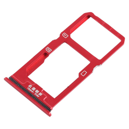SIM Card Tray + SIM Card Tray / Micro SD Card Tray for Vivo X20(Red)-garmade.com