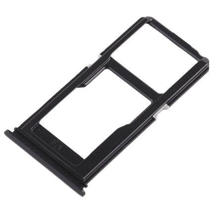 SIM Card Tray + SIM Card Tray / Micro SD Card Tray for Vivo X20 Plus(Black)-garmade.com