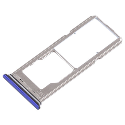 2 x SIM Card Tray + Micro SD Card Tray for Vivo Z1(Blue)-garmade.com