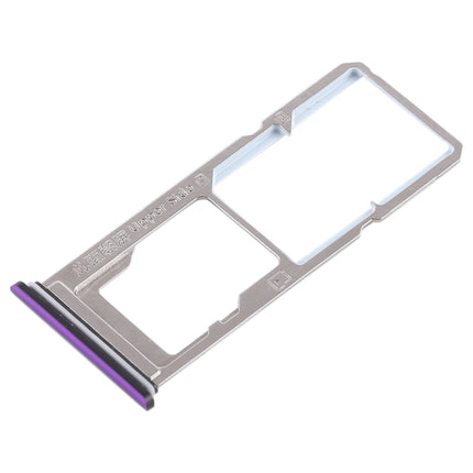 2 x SIM Card Tray + Micro SD Card Tray for Vivo Z1(Purple)-garmade.com