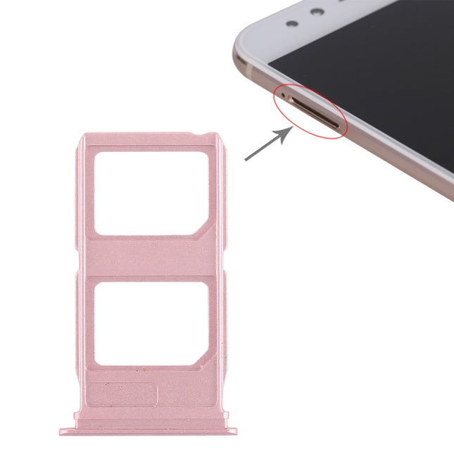 2 x SIM Card Tray for Vivo X9 Plus(Rose Gold)-garmade.com