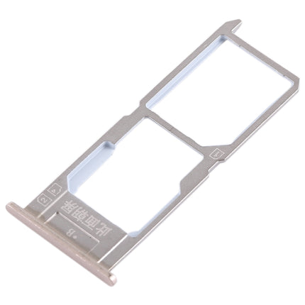 SIM Card Tray + SIM Card Tray / Micro SD Card Tray for Vivo Y37(Gold)-garmade.com