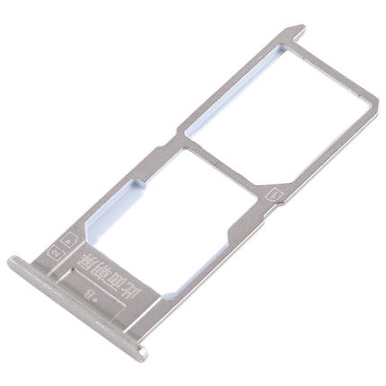 SIM Card Tray + SIM Card Tray / Micro SD Card Tray for Vivo Y37(Silver)-garmade.com