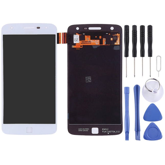 LCD Screen + Touch Panel for Motorola Moto Z Play(White)-garmade.com