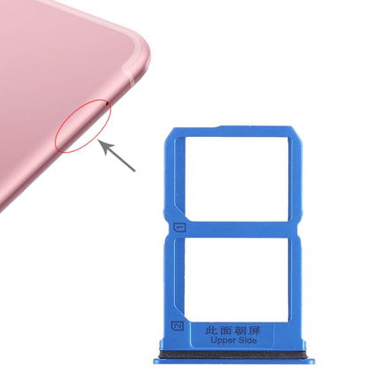 2 x SIM Card Tray for Vivo X9s(Blue)-garmade.com
