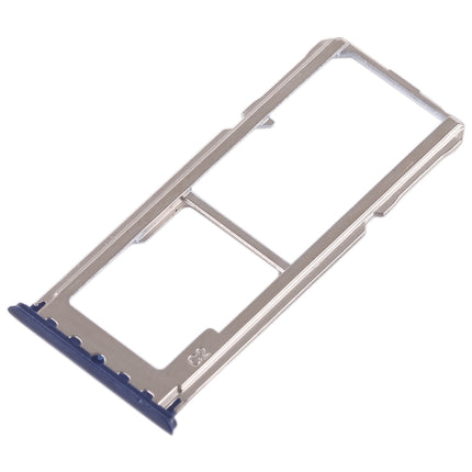 2 x SIM Card Tray + Micro SD Card Tray for OPPO A1(Blue)-garmade.com
