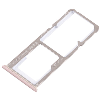 2 x SIM Card Tray + Micro SD Card Tray for OPPO A1(Rose Gold)-garmade.com