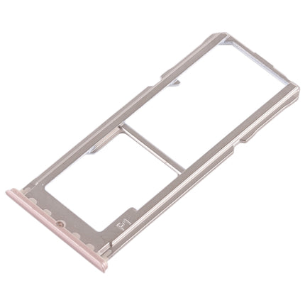 2 x SIM Card Tray + Micro SD Card Tray for OPPO A1(Rose Gold)-garmade.com