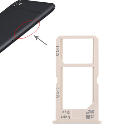 2 x SIM Card Tray for Vivo Y55(Gold)-garmade.com