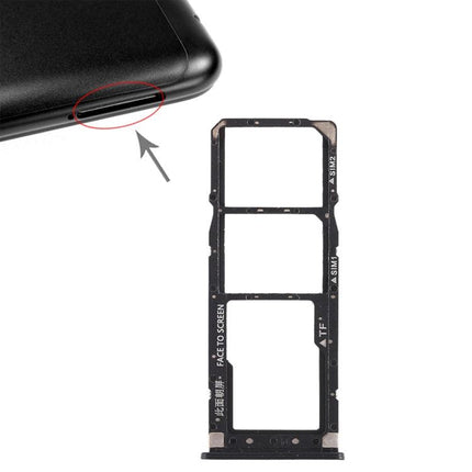 Dual SIM Card Tray & Micro SD Card Tray for Xiaomi Redmi 6 Pro Black-garmade.com