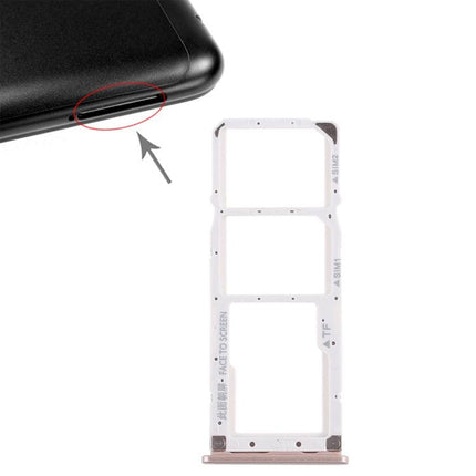 Dual SIM Card Tray & Micro SD Card Tray for Xiaomi Redmi 6 Pro Gold-garmade.com