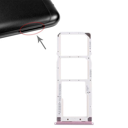 Dual SIM Card Tray & Micro SD Card Tray for Xiaomi Redmi 6 Pro Rose Gold-garmade.com