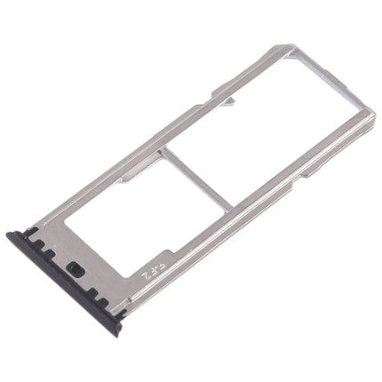2 x SIM Card Tray + Micro SD Card Tray for OPPO A73 / F5(Black)-garmade.com
