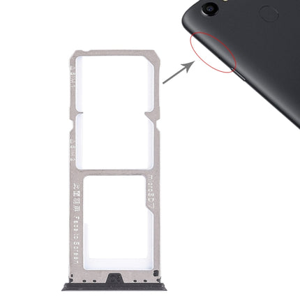 2 x SIM Card Tray + Micro SD Card Tray for OPPO A73 / F5(Black)-garmade.com
