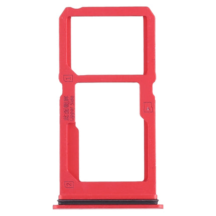 SIM Card Tray + SIM Card Tray / Micro SD Card Tray for Vivo X21i(Red)-garmade.com