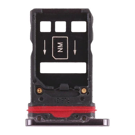 Dual SIM Card Tray for Huawei Mate 20 Pro Black-garmade.com
