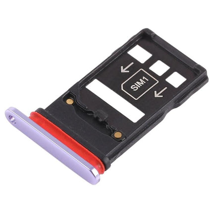 Dual SIM Card Tray for Huawei Mate 20 X Silver-garmade.com