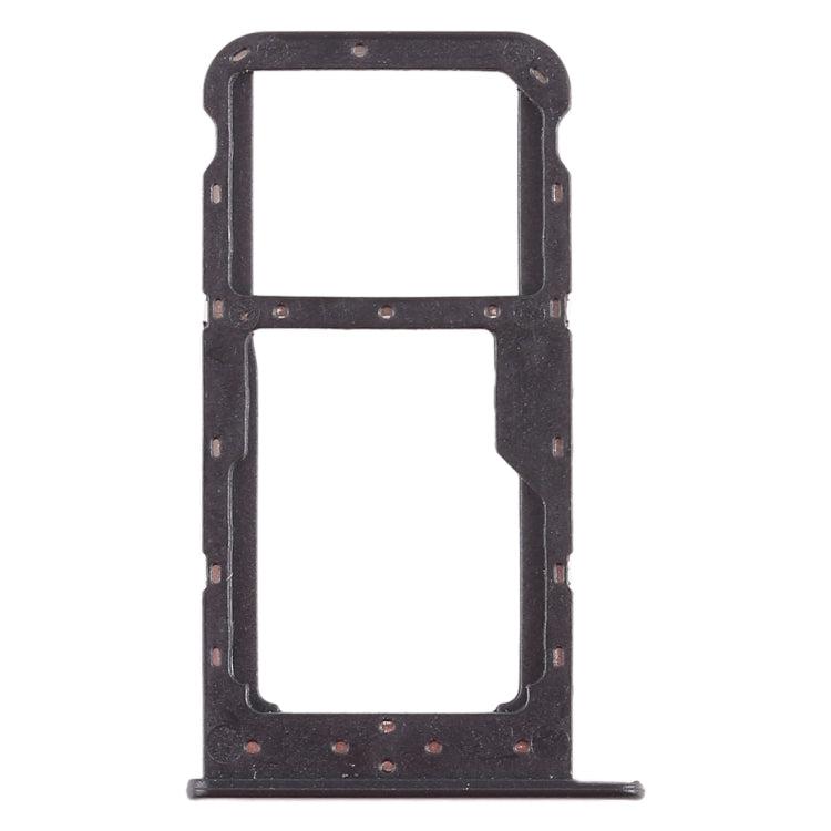 SIM Card Tray + SIM Card Tray / Micro SD Card Tray for Huawei Honor 9i (Black)-garmade.com