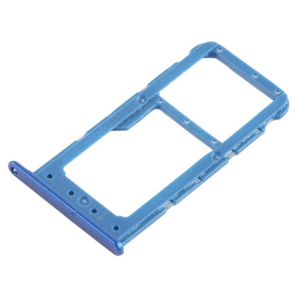 SIM Card Tray + SIM Card Tray / Micro SD Card Tray for Huawei Honor 9i (Blue)-garmade.com