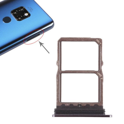 Dual SIM Card Tray for Huawei Mate 20 Black-garmade.com