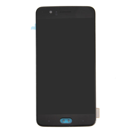For OnePlus 5 LCD Screen and Digitizer Full Assembly with Frame(Black)-garmade.com