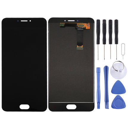 For Meizu MX6 LCD Screen and Digitizer Full Assembly(Black)-garmade.com
