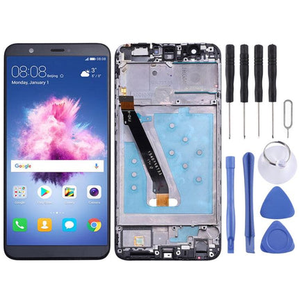 LCD Screen and Digitizer Full Assembly with Frame for Huawei P smart (Enjoy 7S), FIG-LX1, FIG-LA1, FIG-LX2, FIG-LX3(Black)-garmade.com