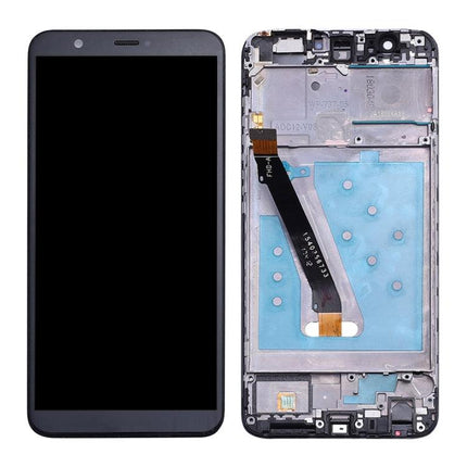 LCD Screen and Digitizer Full Assembly with Frame for Huawei P smart (Enjoy 7S), FIG-LX1, FIG-LA1, FIG-LX2, FIG-LX3(Black)-garmade.com