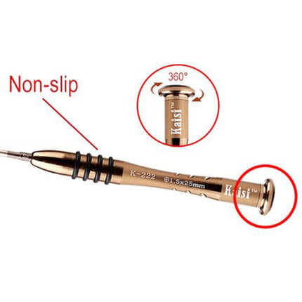 Kaisi K-222 Precision Screwdrivers Professional Repair Opening Tool for Mobile Phone Tablet PC (Phillips: 2.0)-garmade.com