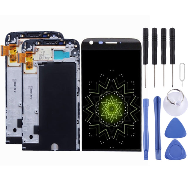 LCD Screen + Touch Screen Digitizer Assembly with Frame For LG G5 H840 / H850-garmade.com