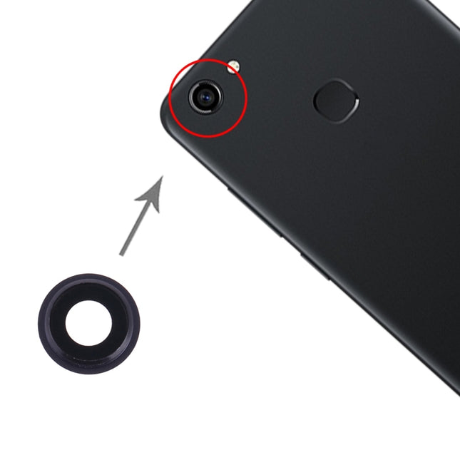 10 PCS Camera Lens Cover for Vivo Y79(Black)-garmade.com